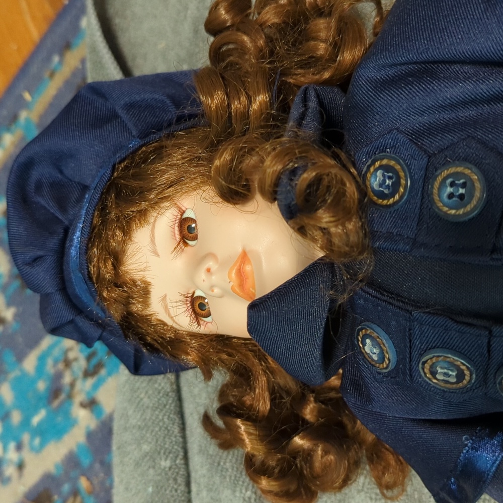 one owner porcelain doll. Very well kept by me. Gorgeous